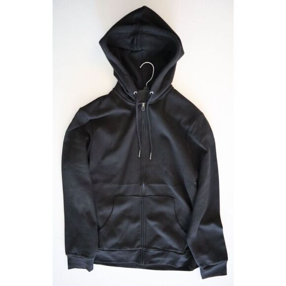 Old Navy 207128-01 Men's Sz M Blackjack Black Classic Front Zip Hoodie Jacket - Picture 5 of 5